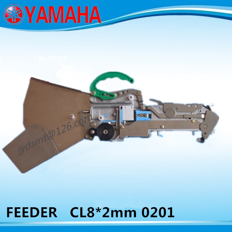 Yamaha feeder cl8x2 0201 KW1-M1500-XXX 녹색 손잡이 새로운 chinees pick and place machine